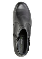 Waldläufer, bequeme Damen-Stiefeletten, Weite K, mit herausnehmbarem Fußbett SCHWARZ