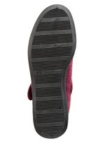 Spangenschuh aus weichem Filz BORDEAUX