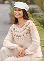 Pullover mit Norwegermuster 