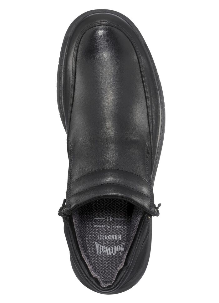 Wetterfeste Stiefelette mit zwei Rei&szlig;verschl&uuml;ssen SCHWARZ