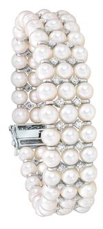 Armband mit S&uuml;&szlig;wasser-Zuchtperlen 