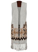 Longweste mit Fransen 