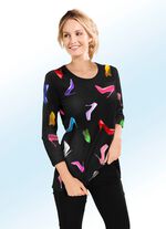 Shirt mit farbbrillantem Inkjet-Druck 