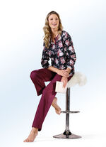 Zweierpack Schlafanzüge mit langen Ärmeln und Knopfleiste 