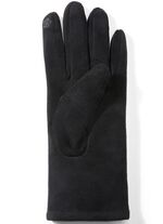 Damen-Handschuh aus weichem Elastikmaterial SCHWARZ