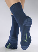 Sechserpack Socken in verschiedenen Farbstellungen 2X JEANSBLAU MELIERT, 2X MARINE MELIERT, 2X NACHTBLAU MELIERT