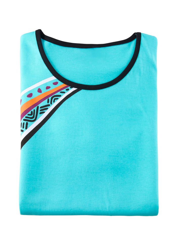 Zweierpack Nachthemden, k&uuml;rzer geschnitten aus Baumwolle 