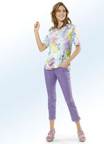 Hose in 7/8-L&auml;nge und 4-Pocket-Form LAVENDEL