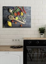 Bild aus Glas mit hochauflösendem Digitaldruck 