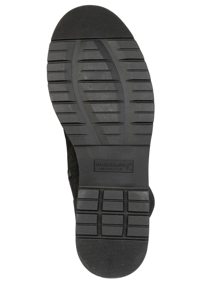 Waldl&auml;ufer, bequeme Damen-Stiefeletten, Weite G, mit herausnehmbarem Fu&szlig;bett SCHWARZ