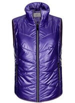 Weste in Metallic-Optik 
