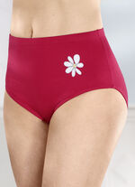 Viererpack Slips mit Blumenmotiv 