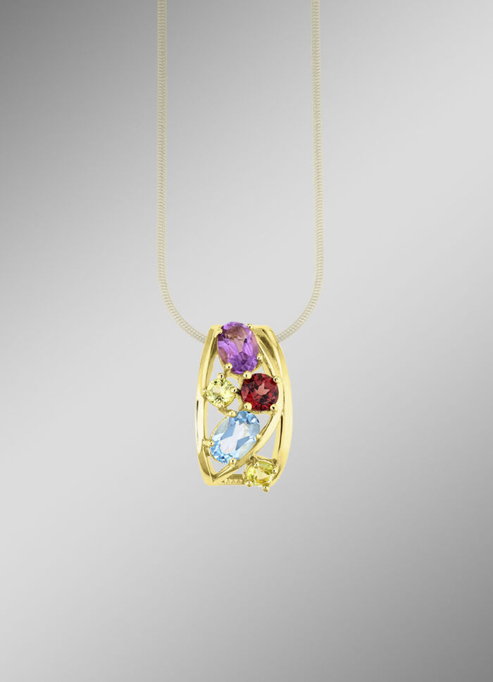 Eleganz in jedem Detail: Anhänger mit echten Edelsteinen 