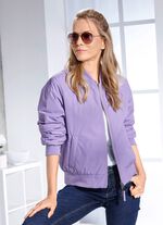 Funktions-Wendeblouson mit Rippenstrickkragen 