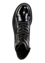 Rieker, stylische Damen-Stiefeletten, Winterschuhe, mit Reißverschluss SCHWARZ-GOLD