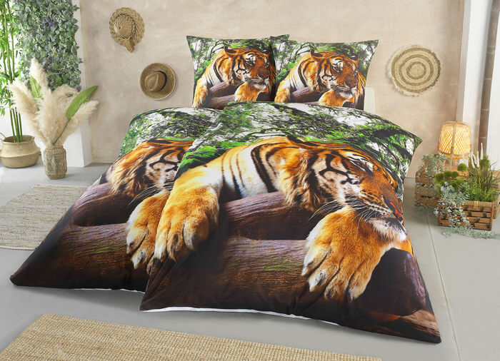 Digitalbedruckte Bettw&auml;sche-Garnitur 