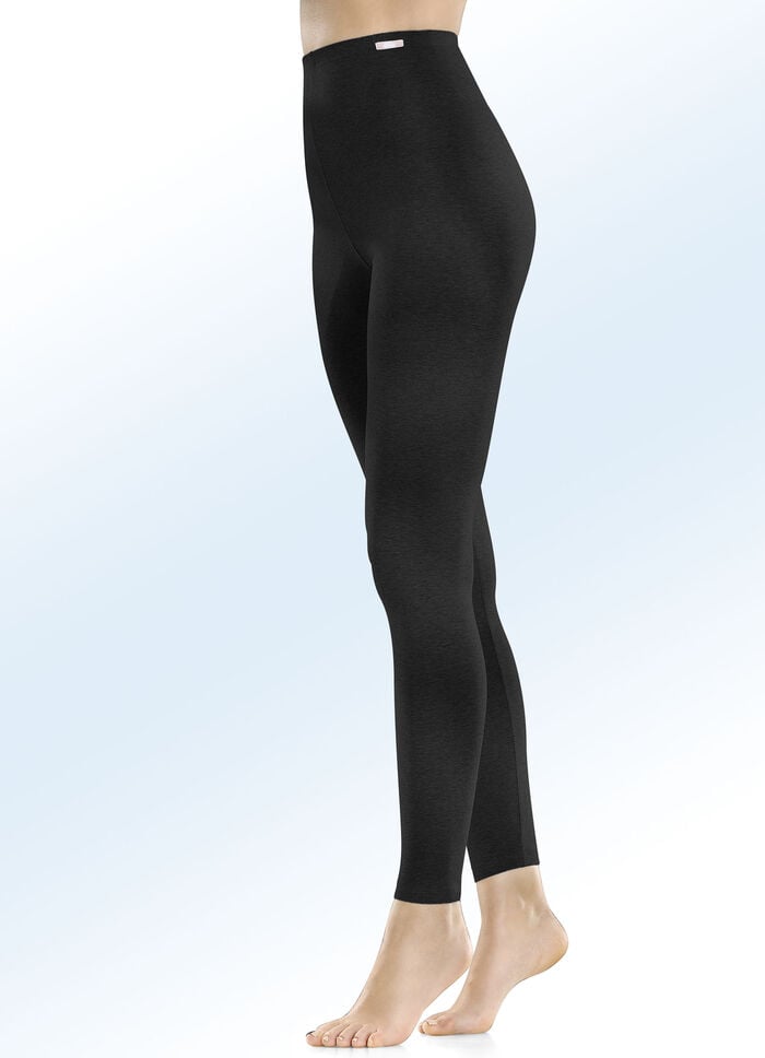Zweierpack Leggings mit BIO-Baumwolle 1X ROT, 1X SCHWARZ
