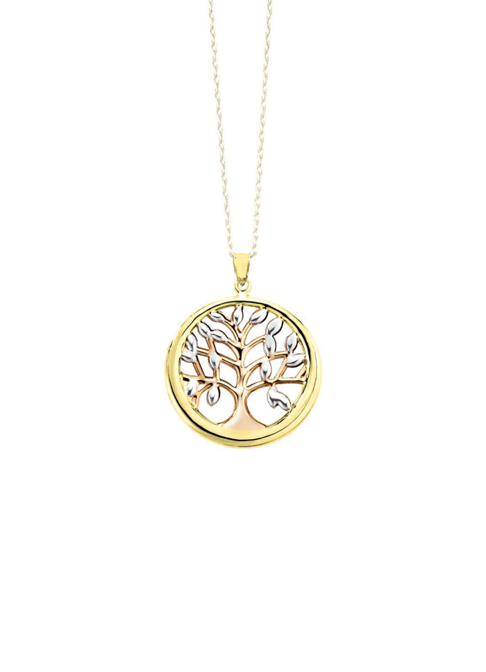 Lebensbaum-Anhänger in Tricolor 