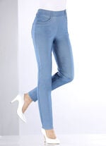 Hose in Denim-Optik JEANSBLAU