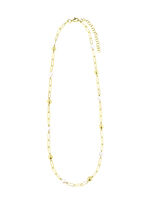 Halskette aus Gold mit Süßwasser-Zuchtperlen 