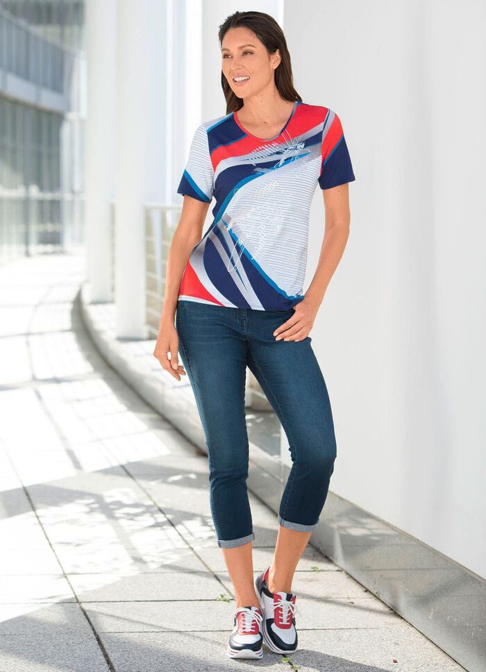 Jeans mit Push-up-Effekt 