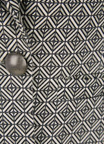 Blazer mit grafischem Dessin 