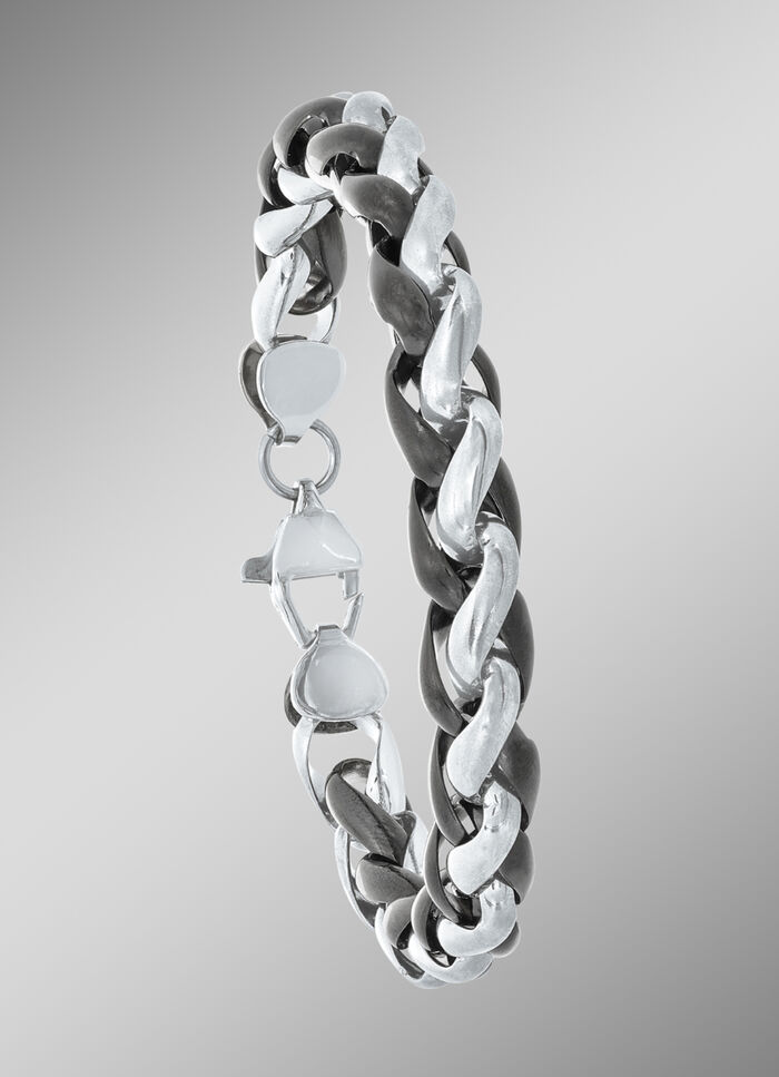 Markantes Armband aus Edelstahl 