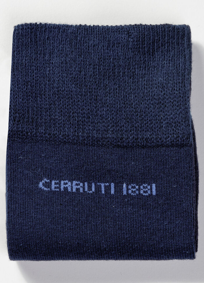 Sechserpack Socken mit gedoppeltem Komfortbund 3X ANTHRAZIT MELIERT, 3X UNI MARINE