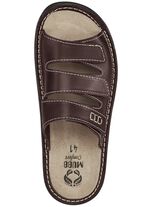 Mubb, bequeme Herren-Pantoletten, Weite H, mit herausnehmbarem Fu&szlig;bett MOKKA