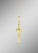 Schwert-Anh&auml;nger in gl&auml;nzender Optik 