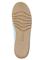 Waldläufer, bequeme Damen-Slipper, Weite H, mit herausnehmbarem Fußbett BLEU