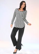 Hose in modischer Weite 