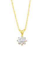 Eleganter Anhänger mit Singapurkette 