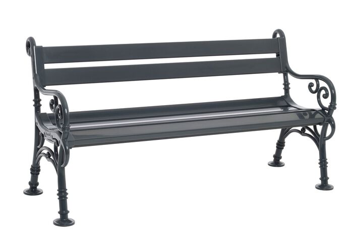 Gartenbank aus Voll-Kunststoff 