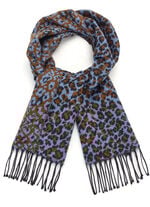 Schal mit Raubtierfell-Dessin 