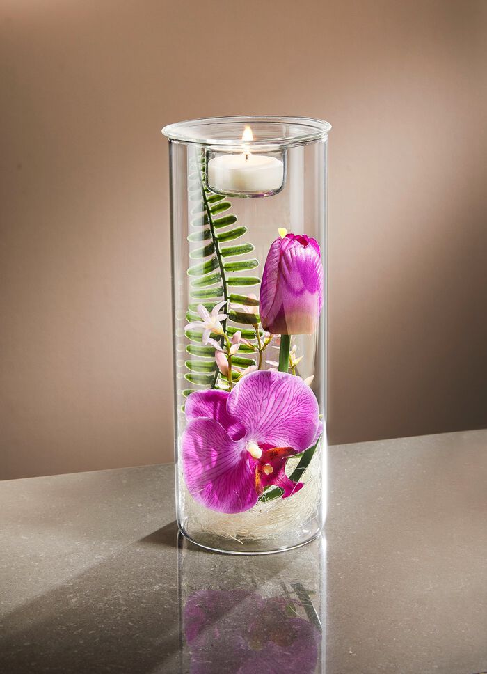 Teelichthalter in Zylinderform 