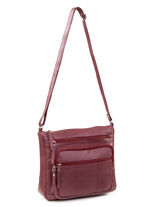 Laurina, Tasche, Damen, mit verstellbarem Umhängeriemen BURGUND