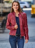 Lederkurzjacke von &bdquo;Cabrini&ldquo; 