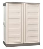 Praktische Gartenschr&auml;nke mit Stahlscharnieren BEIGE-TAUPE