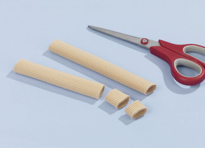 Zehenschutz, 2 Stück, mit Silikon-Innenseite 