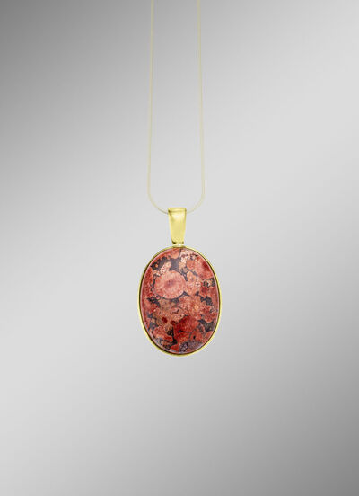 Schönes Unikat: Anhänger mit Flower Opal 