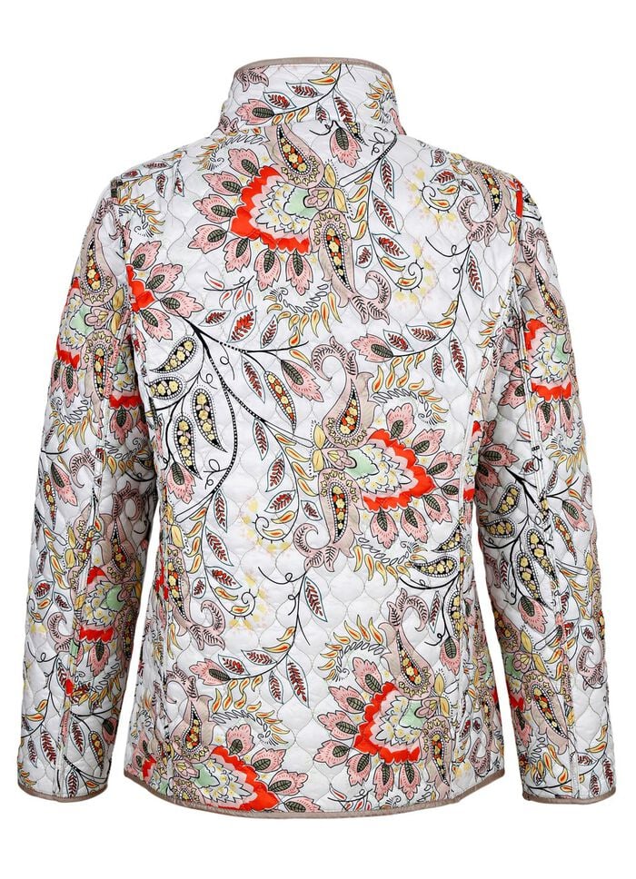 Wendejacke mit grafischem Steppmuster 