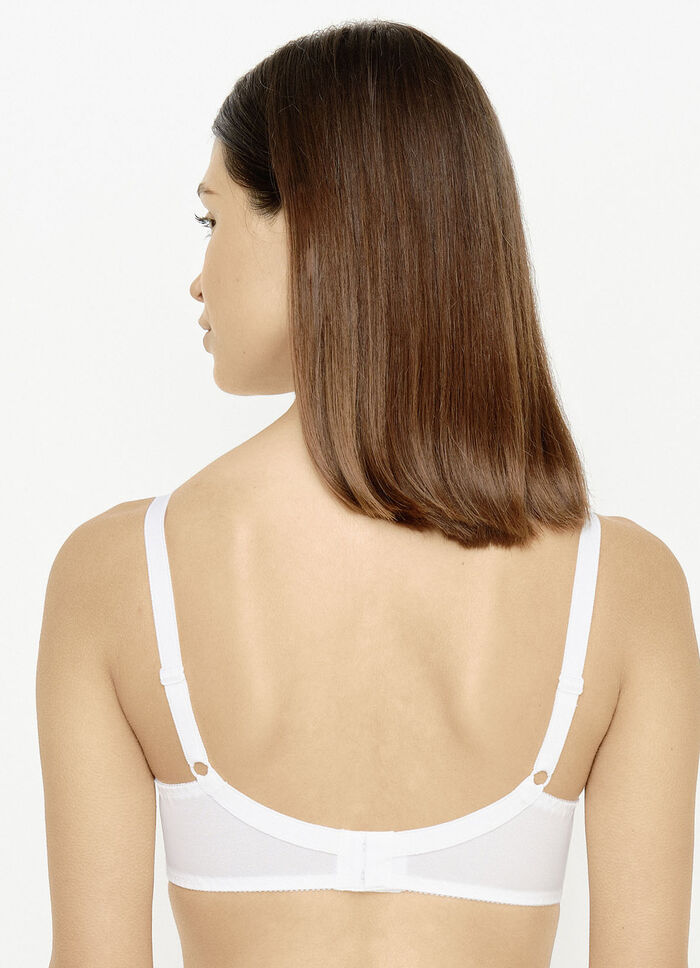 Susa Dirndl-BH mit Au&szlig;entr&auml;gern WEISS