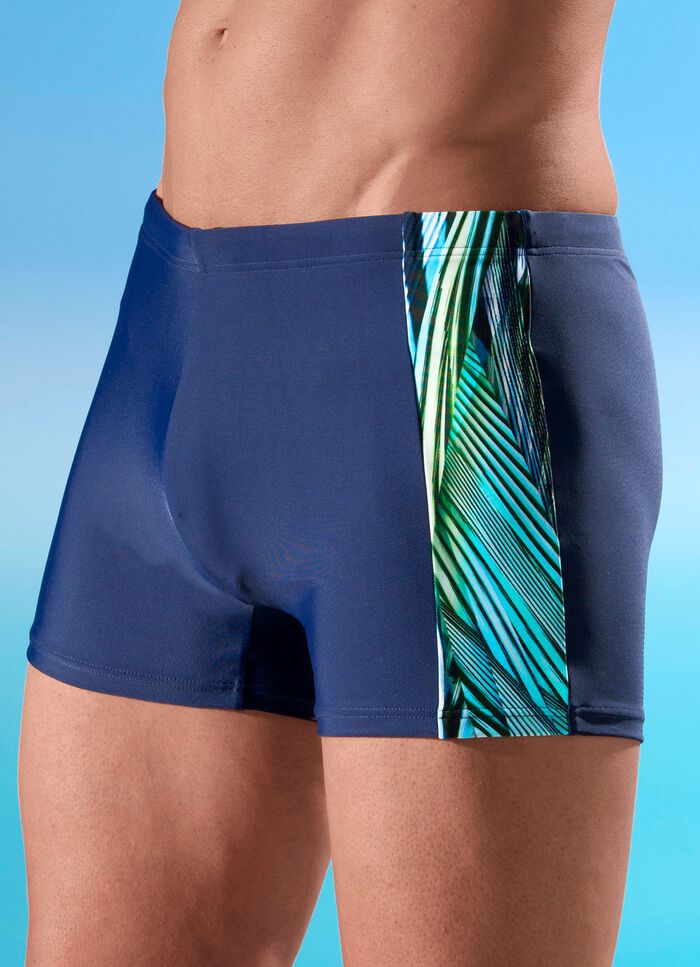 Naturana Badepants mit buntem Einsatz 