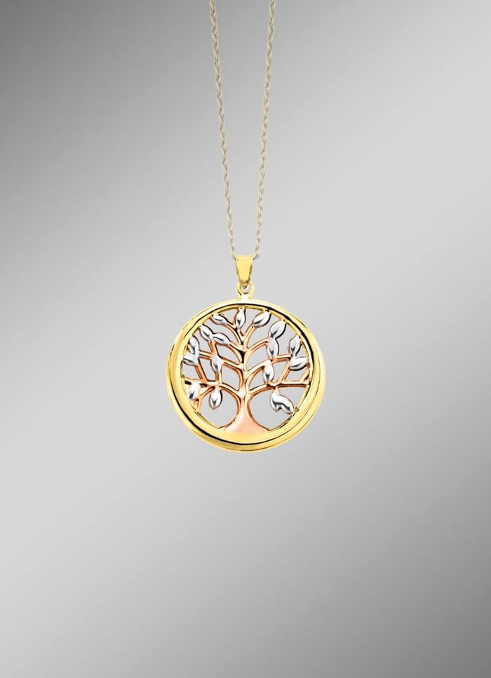 Lebensbaum-Anh&auml;nger in Tricolor 