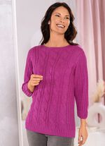 Pullover aus Friségarn 