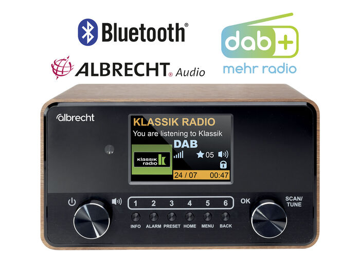 Digital-Radio mit großem Farbdisplay 