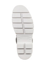 ELENA EDEN Schn&uuml;r-Stiefelette mit kuscheligem Teddy-Kragen SCHWARZ