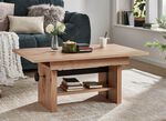 Couchtisch mit Lift-Mechanik EICHE ARTISAN