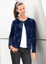 Blusenjacke mit Pailletten 